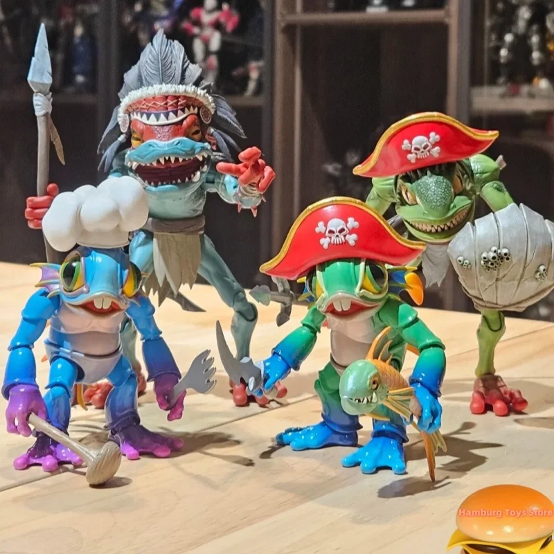 

Metytoyz Hero Toys VVOVV Murloc с сумкой 15 см, экшн-фигурка, игрушки, кукла, модель Adventurer World, Русалка, рыбный человек, коллекционный подарок
