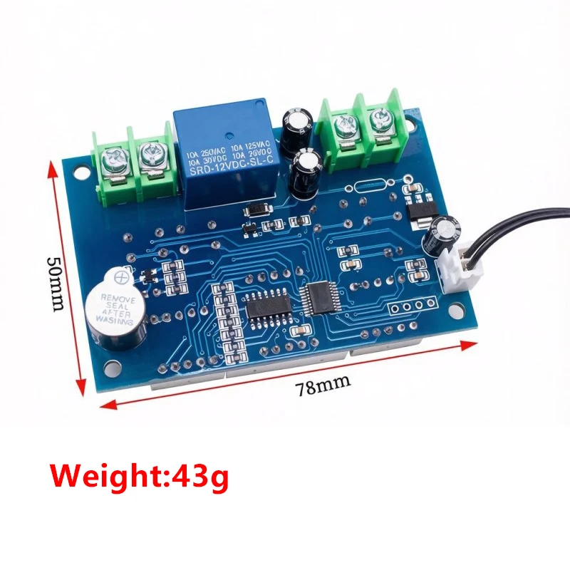 XH-W1401 Digital Intelligent Temperature Controller Module -9~99℃ Adjustable 0.5s Refresh Rate With NTC Temperature Probe Relay