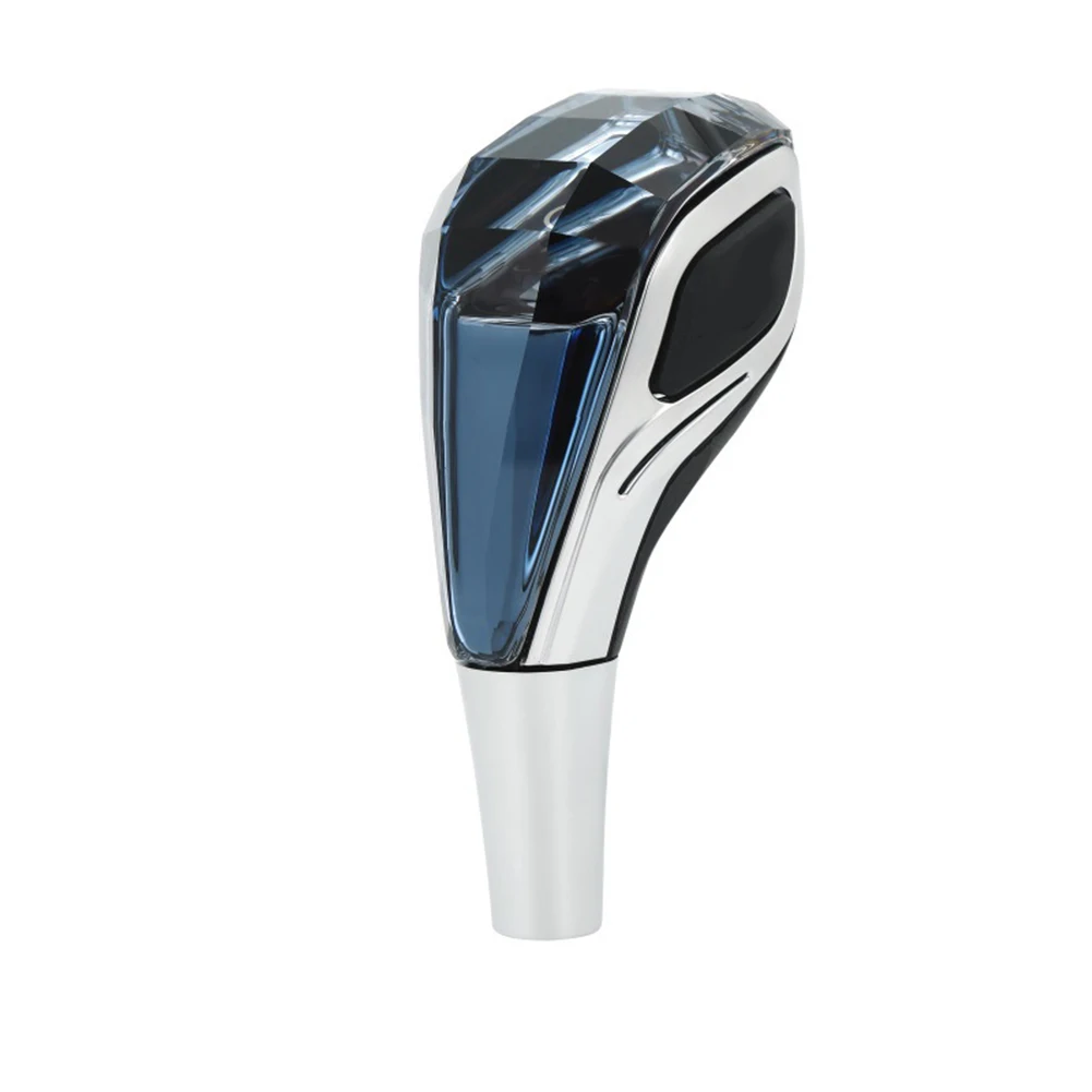 مقابض تحويل القطع الكريستالية المنشط التي تعمل باللمس مع 7 ألوان مقبض تروس مقبض ناقل الحركة الأوتوماتيكي الكريستالي المتوافق مع معظم السيارات #4