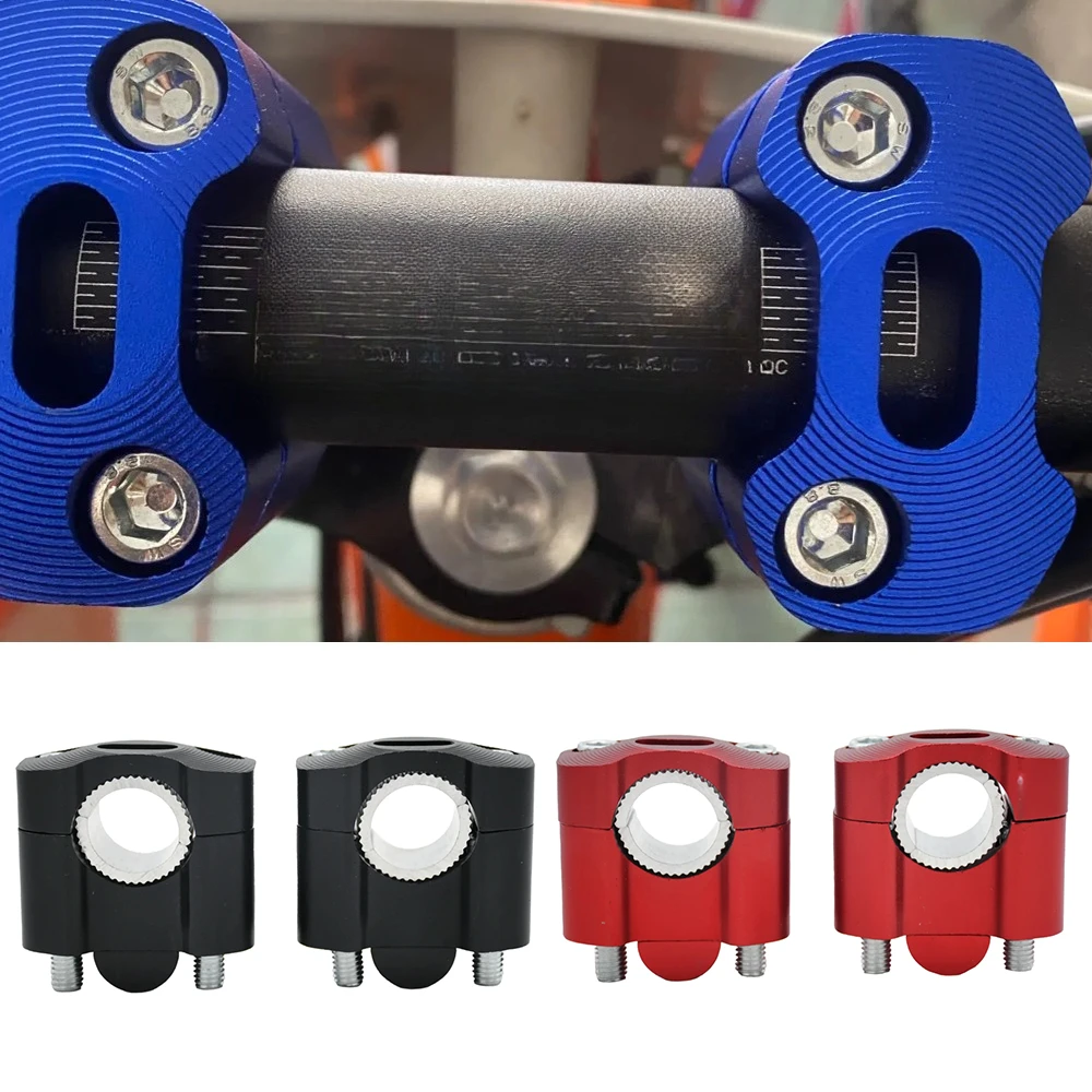 

22mm 28mm Motorcycle CNC Motorcycle HandleBar Riser Clamp Extend Heightening Bar Clamps For Suzuki BMW Yamaha R3 R25 R15