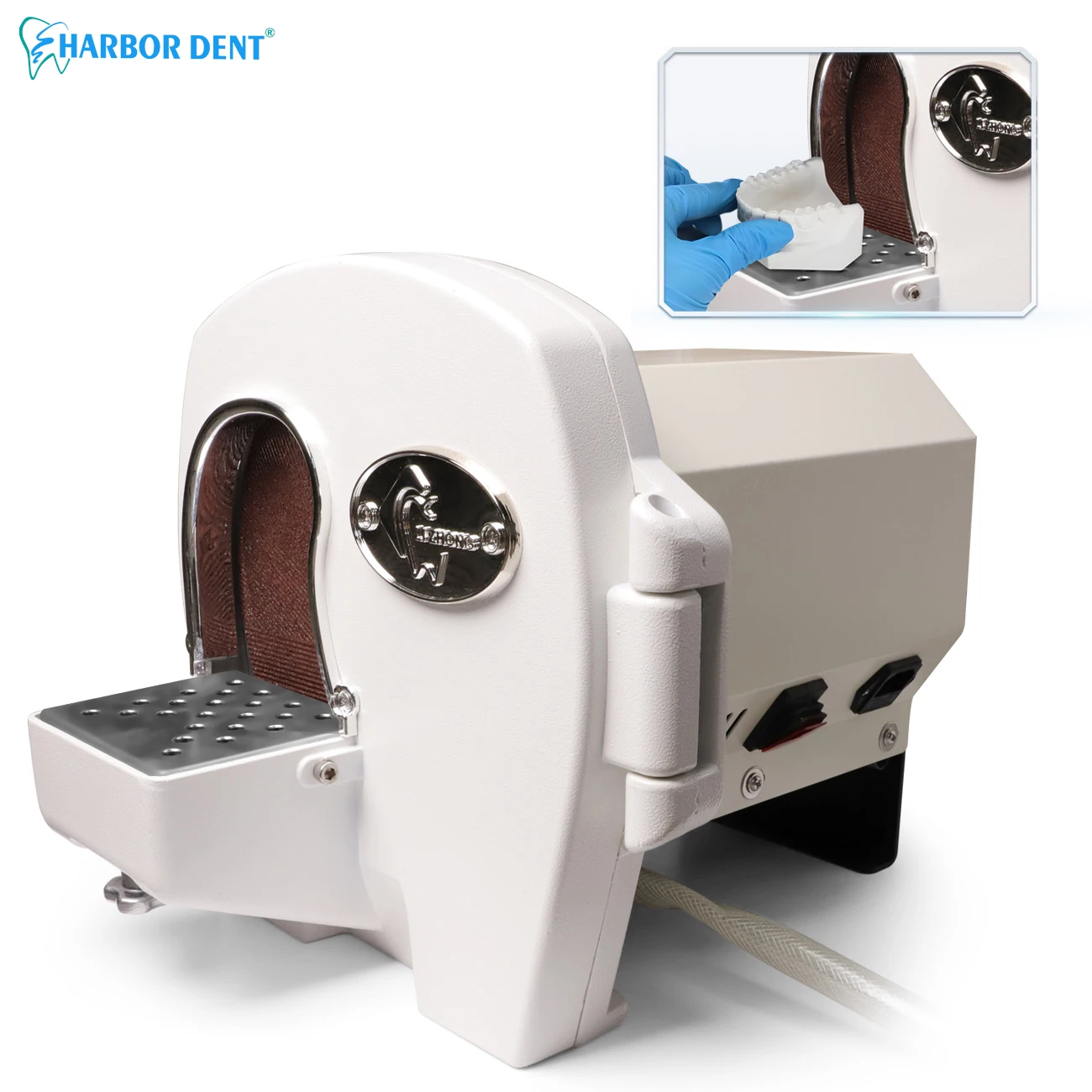 

Dental Laboratory Equipment Dental Plaster Model Trimmer With Resin Disc Wheel Wet Plaster Model Trimmer Aluminum Metal Casing