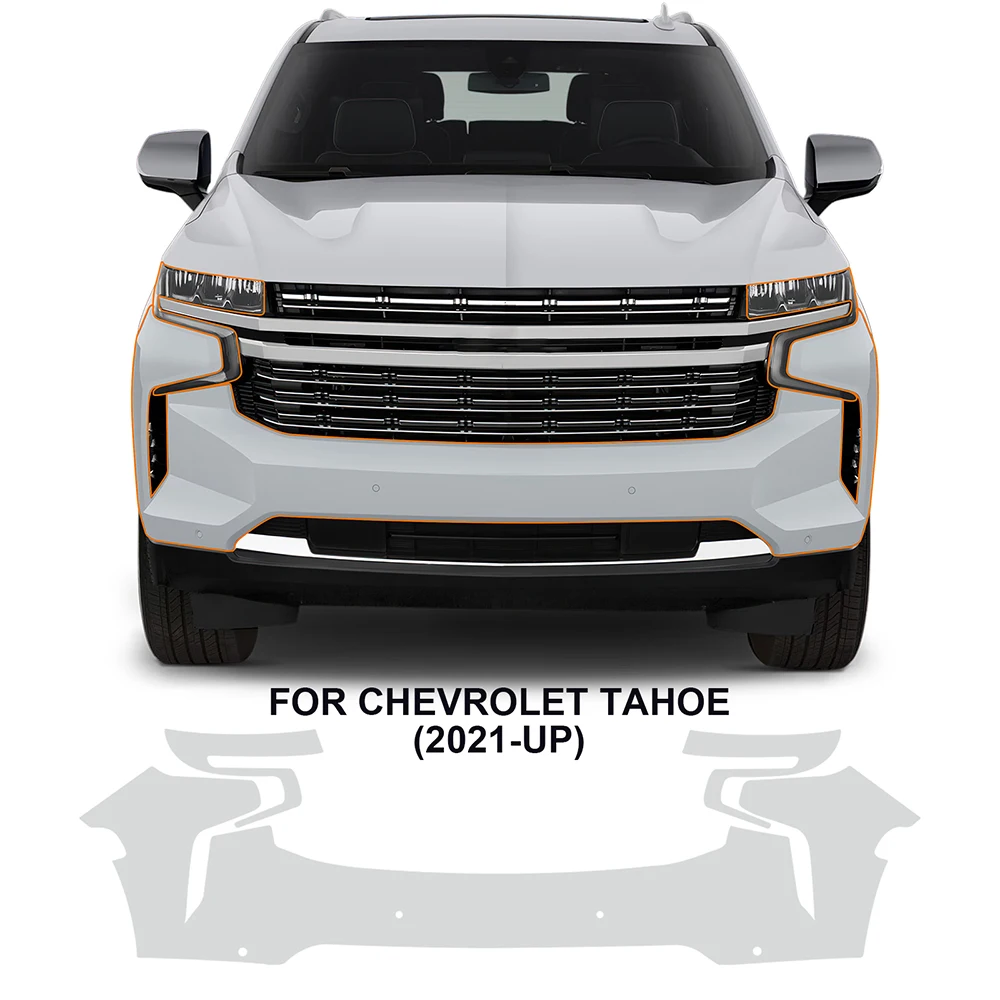 

Car Exterior TPU Transparent Original Paint Protection Film Anti-Scratch Kit Pre Cut PPF Sticker for Chevrolet TAHOE 2021-2023