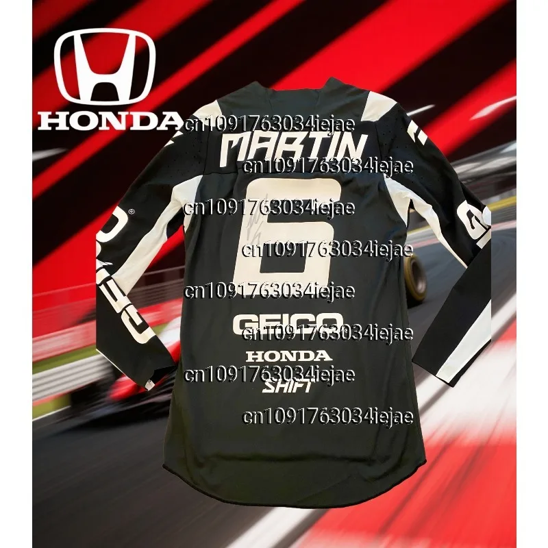 

Honda High Performance Motocross Long Sleeve T-Shirt Quick Drying Breathable Gear For Off-road Riders And Mountain Bikers Jersey