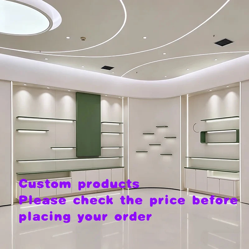 custom.CustomizationLEDLighting, cosmetics, and maternity and products display cabinet，With layered shelves，Suitable sh