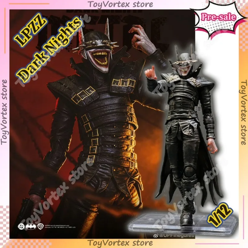 Original 1/12 LPZZ juguetes noches oscuras: Metal Batman que ríe DC003 figuras de acción Figura modelo Multiverse Superman estatua