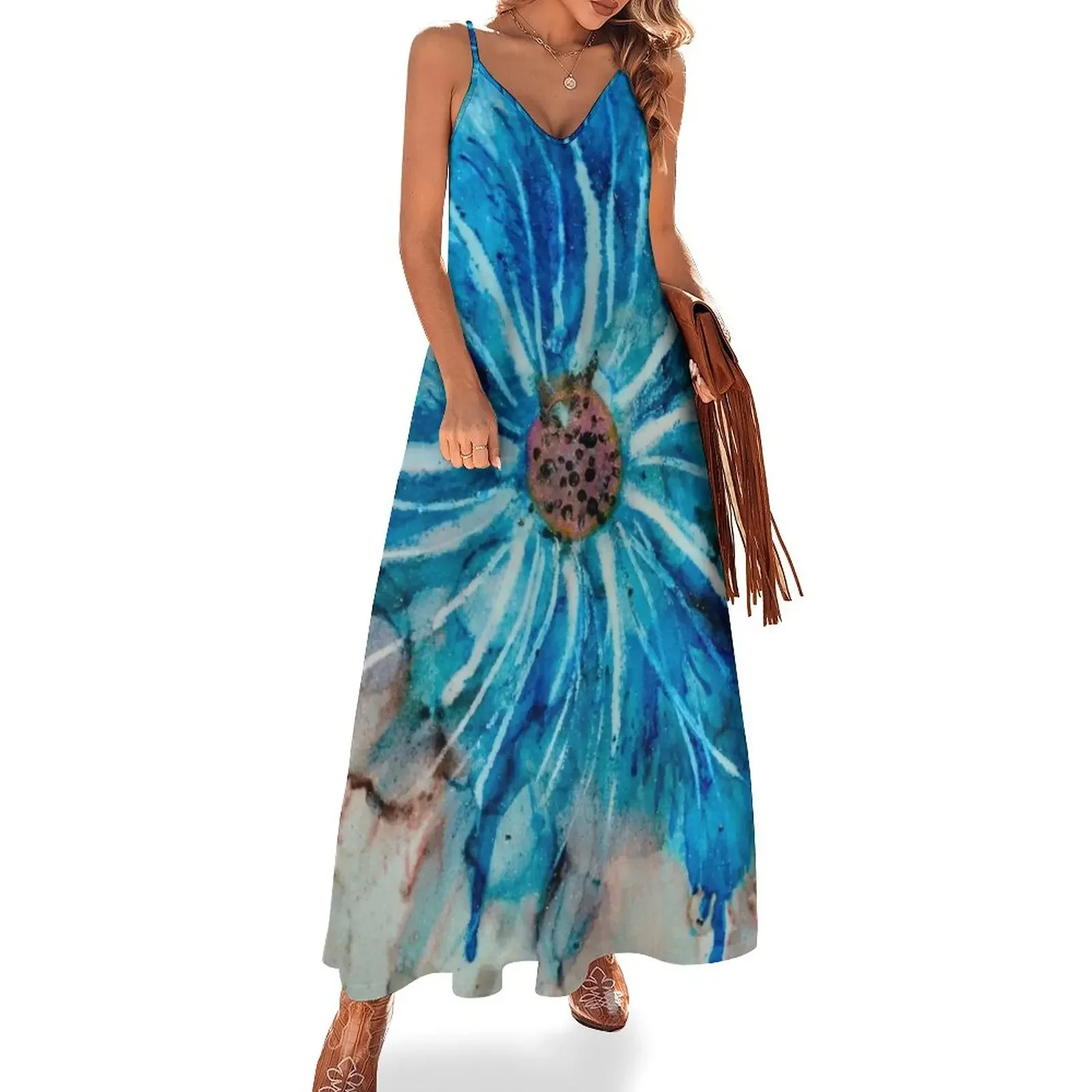 

Star Flower Sleeveless Dress women's summer clothing 2025 ladies dresses for special occasions Women's dress
