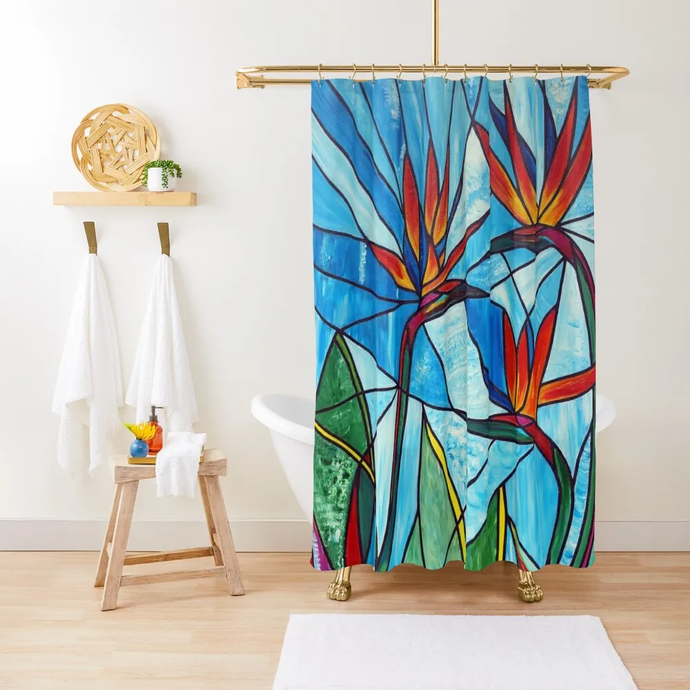 

Bird of Paradise Within the Window Shower Curtain Bathroom And Shower For Bathroom Shower Bathroom For Curtain