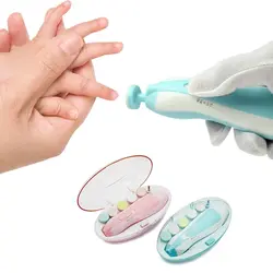 Multifuncional Electric Baby Nail Trimmer, Kids Nail File Clippers, Toes Fingernail Cutter, Manicure Tool Set, Baby Care