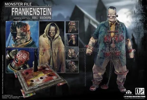 

【In Stock】COOMODEL OUZHIXIANG MF006 MONSTER FILE FRANKENSTEIN BE BORN HIDDEN EDITION 1/6 Action Figure