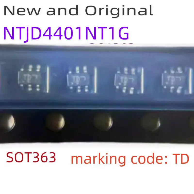 NTJD4401N NTJD4401NT1G SOT363 New and Original Small Signal MOSFET 20V Dual N-Channel SC-88 ESD Protection marking code TD