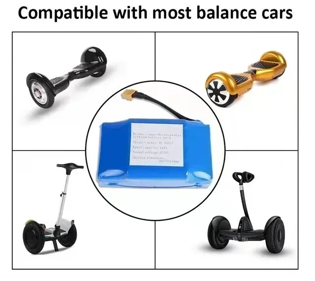 36V 10S2P 4.4Ah 6.4Ah 7.0Ah Rechargeable Lithium Battery 18650 Electric Self Balancing Scooter Hoverboard Batteries