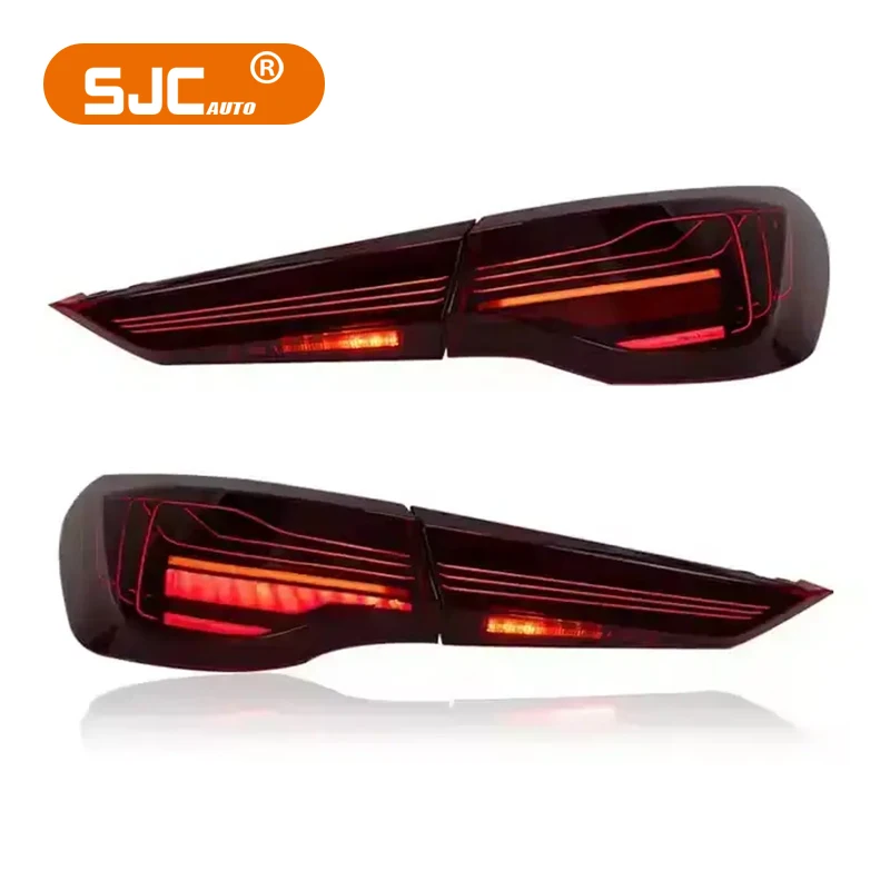 SJC تعديل CSL LED المصابيح الخلفية ل 4 سلسلة G22 G82 2018-2022 اكسسوارات السيارات السيارات المصابيح الخلفية بدوره إشارة الفرامل الضوء الخلفي #1