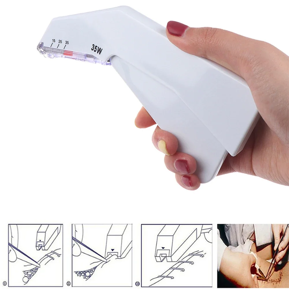 Disposable Stainless Steel Skin Stapler Surgery Stapler Nails Skin Stitching Machine Sterile Blank Package Nail Puller