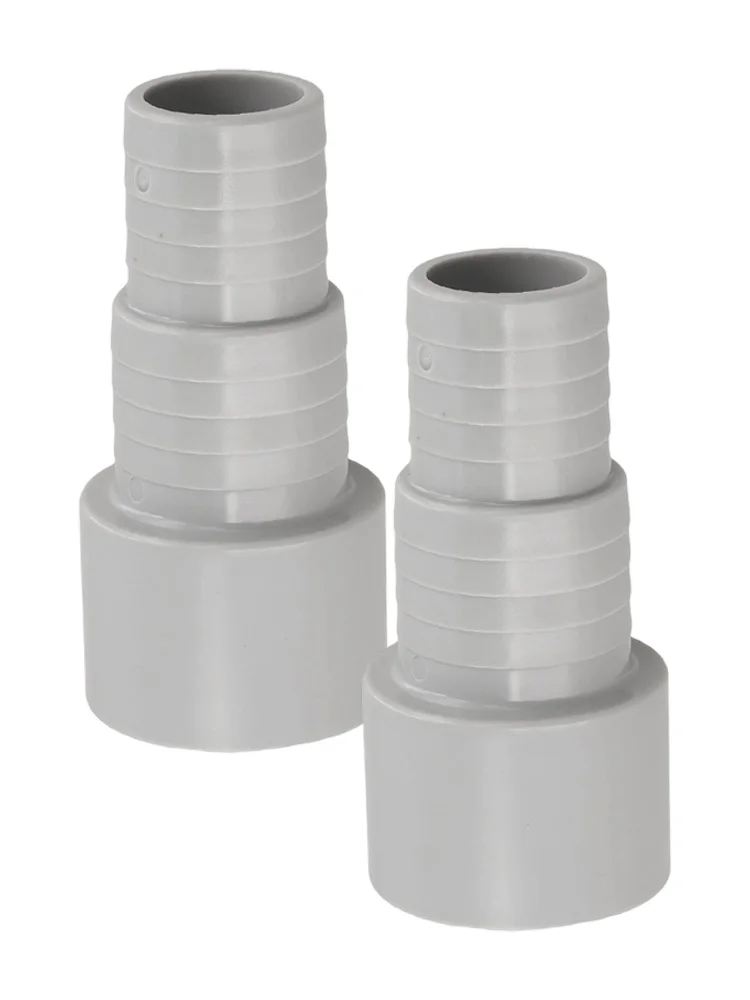 Pool Pump Accessory Adapter with 50 mm Connection and Support for 32 mm and 38 mm Inner Diameter For hoses ABS
