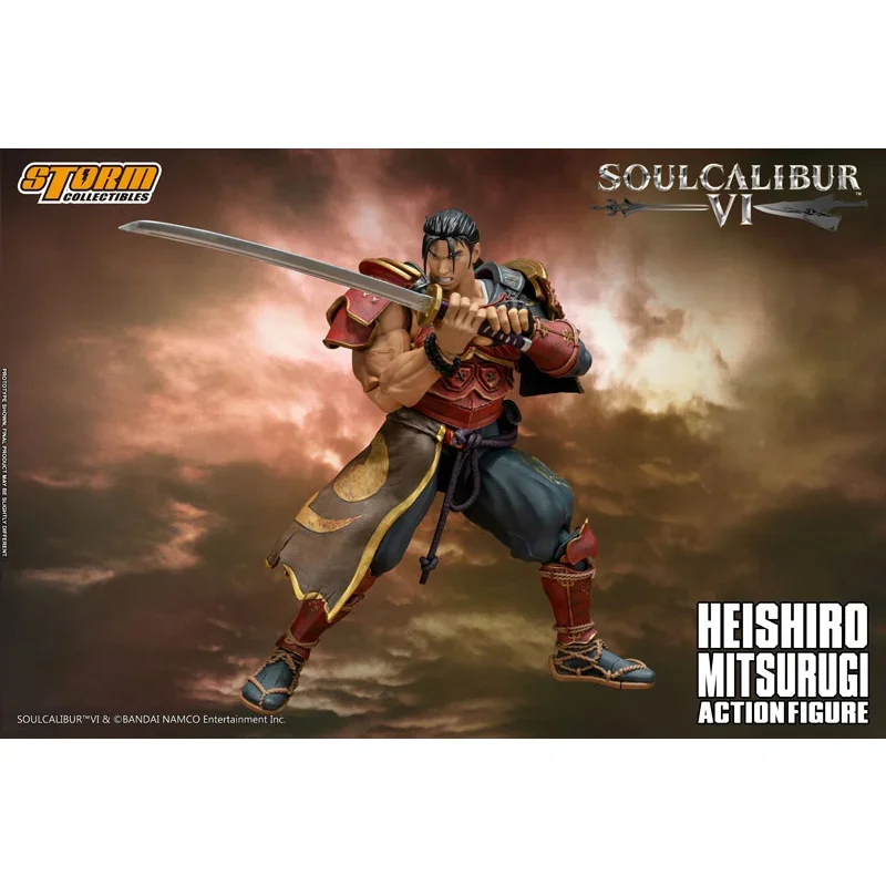 100% In Stock Original Storm Toys SOULCALIBUR VI Heishiro Mitsurugi Anime Action Collection Figures Model Toys