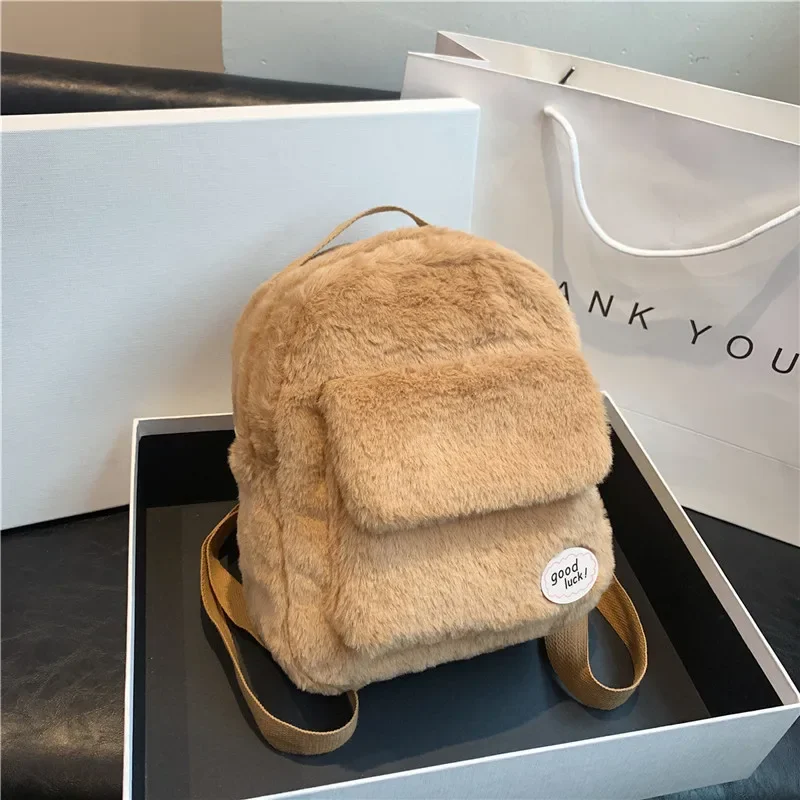 

Kids Backpacks for Boy Lamb Plush Backpack Versatile Toddler Backpack Fashionable Cartoon Backpack Back To School Bags Mochila