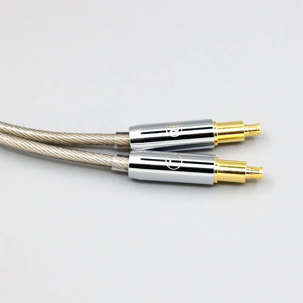 LN 007835   Cable de auriculares Chapado en plata Type6 756 core 7n Litz OCC para Audio Technica ATH-ADX5000 MSR7b 770H 990H A2DC