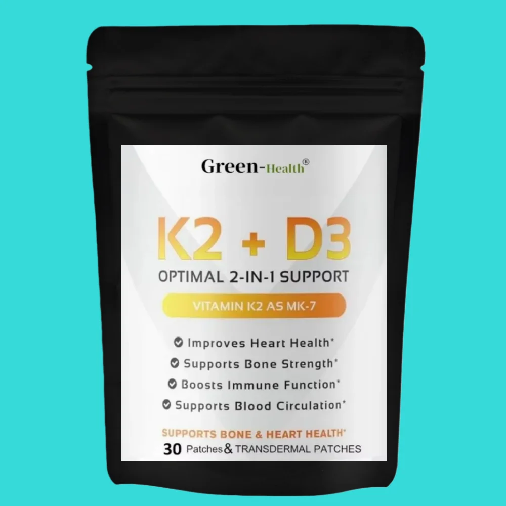 

30 патчей К2 (МК7) + Д3 Transdermal | Премиум-поддержка Wellness