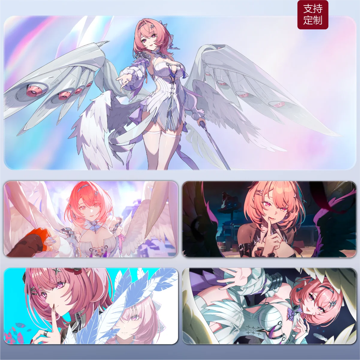 Game Zenless Zone Zero Large Mouse Pad Remielle Dan Anime Game Table Mat Keyboard Mat Ornaments Periphery Decoration Fans Gift