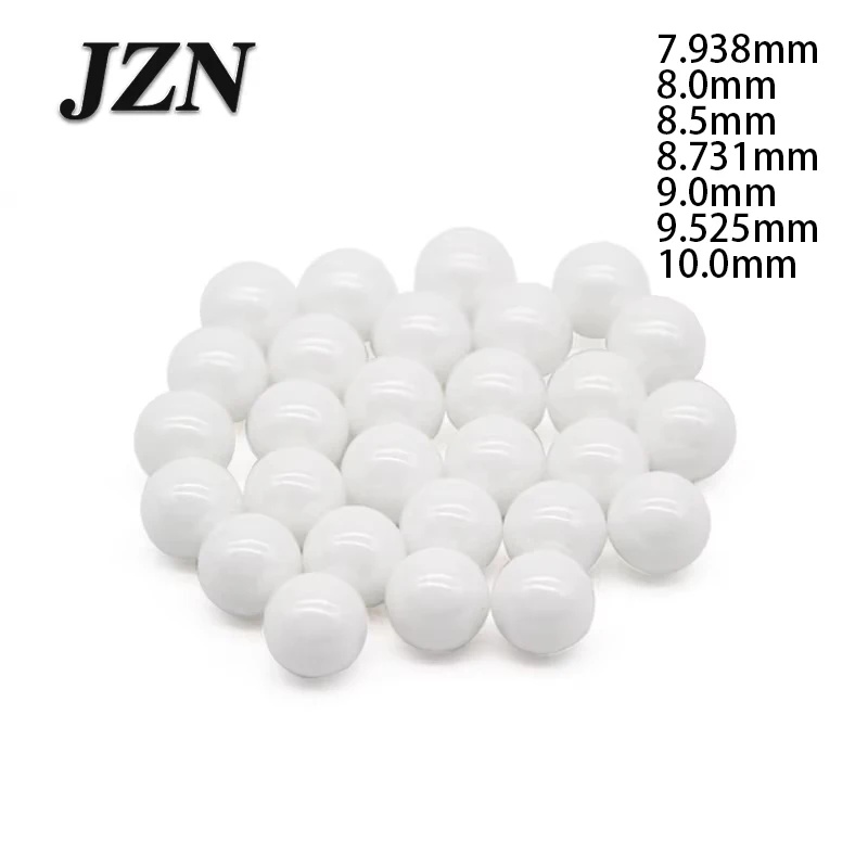 10/50/100Pcs Zirconia Ceramic Ball 7.938/8.0/8.5/8.731/9.0/9.525/10.0 mm High Precision