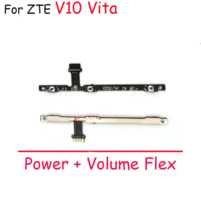 For ZTE Blade V10 V30 V40 Vita Power On Off Switch Volume Side Button Flex Cable