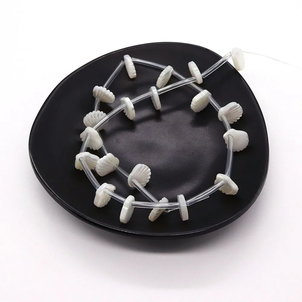 

Натуральные ракушки морской воды, свободные бусины с прямыми отверстиями, белые бусины-ракушки в форме гребешка, ожерелье, браслет, принадлежности для изготовления ювелирных изделий своими руками