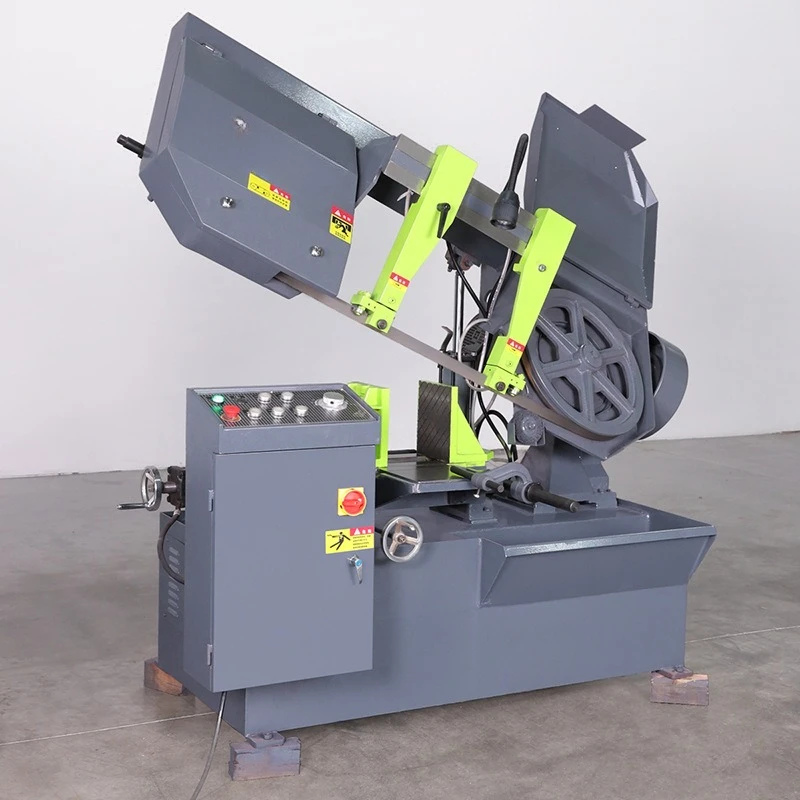 Metal sawing machine Hydraulic semi-automatic 4038 horizontal scissor type band sawing machine Small non-numerical control
