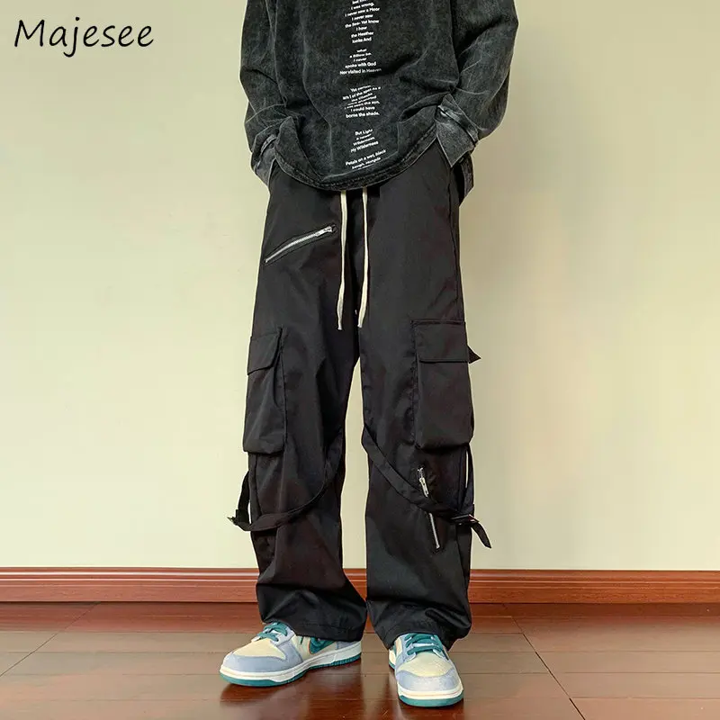 

Men's Cargo Pants Design Techwear Multi Pockets Handsome American Stylish Japanese Fashion Hipsters Pantalones Chic Teens S-3XL