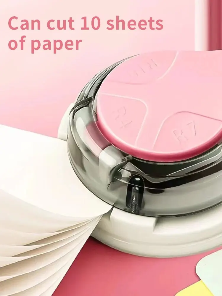 Rondoir d'angle multifonctionnel 3 en 1 R4/R7/R10, chanfreinage, Point de coupe d'angle, artisanat Photo/Scrapbook, 1 pièce