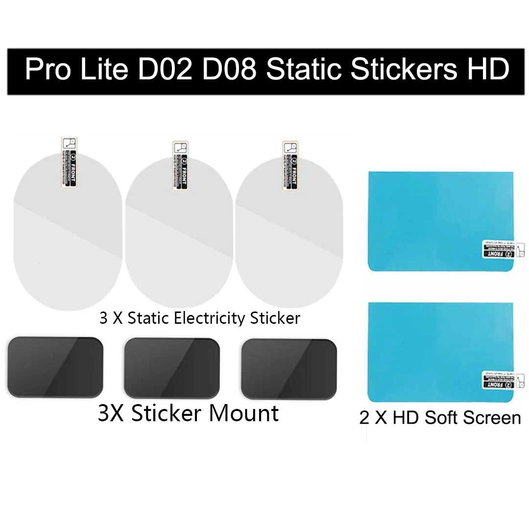 For 70mai Dash Cam pro Lite D02 Lite D08 Mount and Static Stickers Suitable for 70mai D02 Lite D08 VHB Sticker holder 3pcs