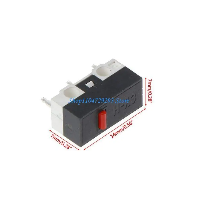 Y2GD 10 Pieces Mouse Micro Switch Universal Mouse Buttons 3 Pin Mouse Repair Suitable for Sniper Game Players Easy to Replace