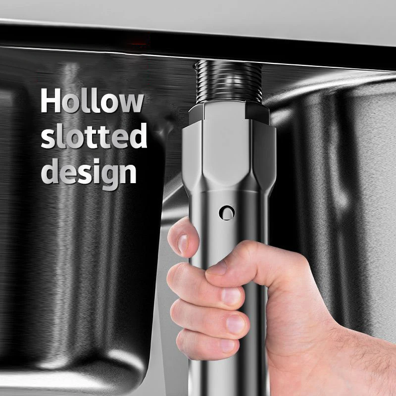 مجموعة مفاتيح ربط صمام الدش - أداة عالمية لإزالة وتركيب صمام الاستحمام وصمام الدش، فولاذ الفاناديوم الكروم