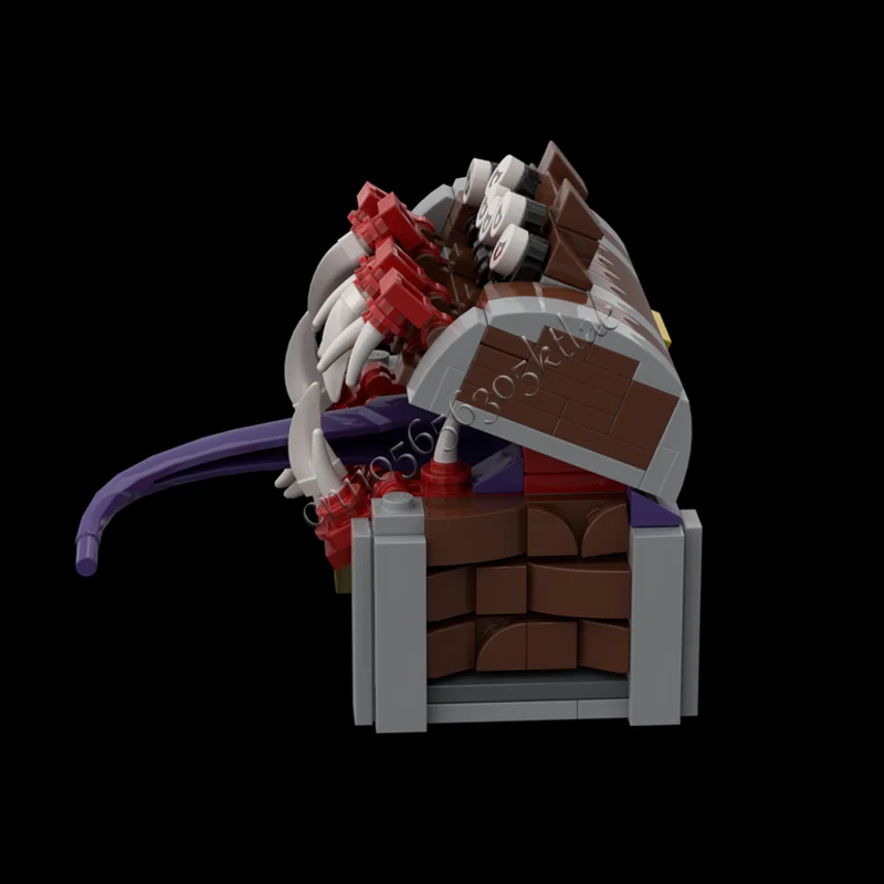 317 pçs moc jogo imitar baú para almas escuras blocos de construção conjunto masmorras e tesouro final monstro tijolos brinquedos presente aniversário do miúdo