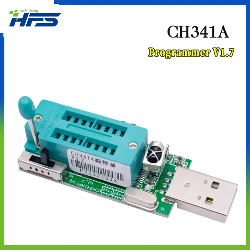 

CH341A Programmer V1.7 1.8V Level Shift W25Q64FW W25Q128FW Gd25LQ64