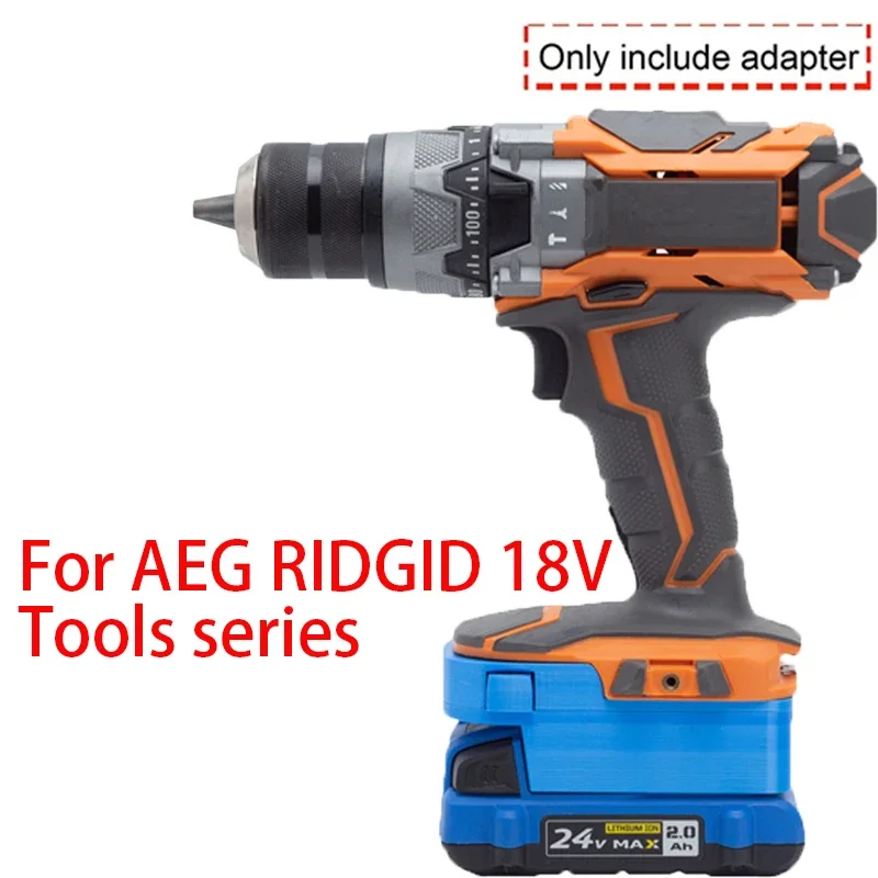 Batterie adapter für aeg ridgid 18V Li-Ionen-Werkzeug konverter für Kobalt 24V Li-Ionen-Batterie wandler Zubehör für Elektro werkzeuge