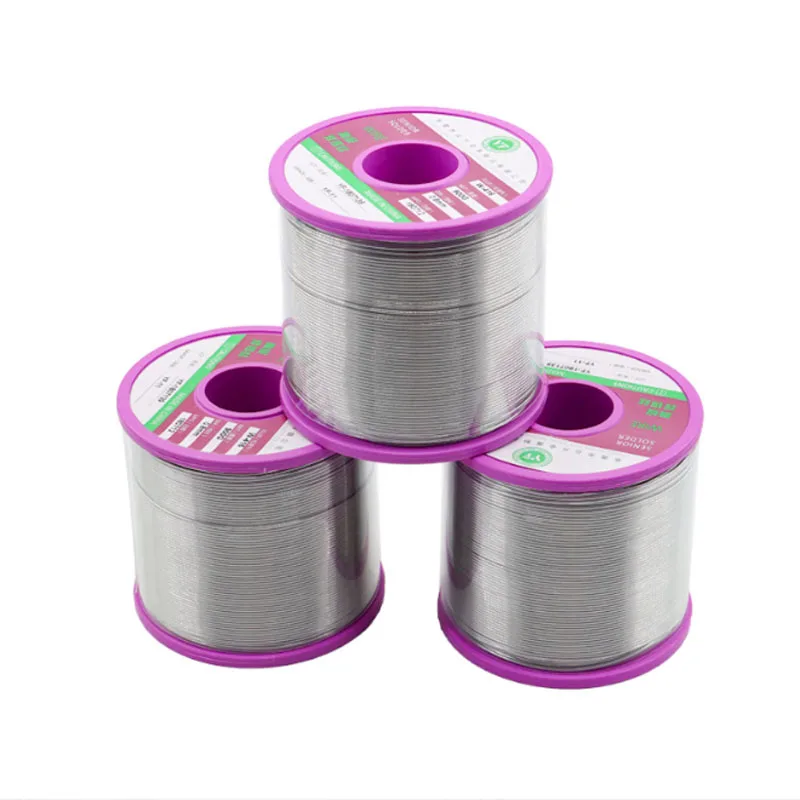 1000g/roll Sn60Pb40  63/37 FLUX 1.8~2.5% Tin Lead Tin Wire Melt Rosin Core Solder Soldering Wire Roll 0.8~1MM