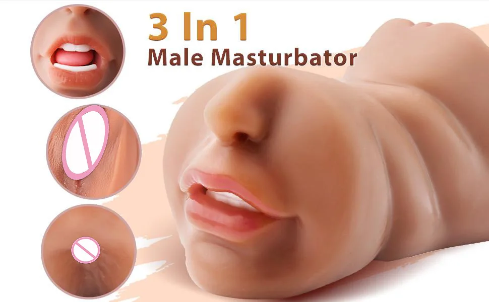 2026 Silicone Masturbation Cup Realistic Artificial Vagina Portable Pocket Pussy 3D Hip Model Adult Male Sex Toy view 6