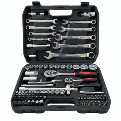 Carbon Steel Ratchet Socket Set Complete Combination Unit for Automotive & Mechanical Repair