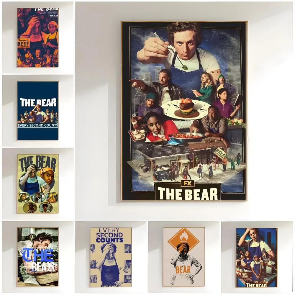 intense series t-the bear Poster Classic Wall Art  Home Decor  Peel and Stick Unframed