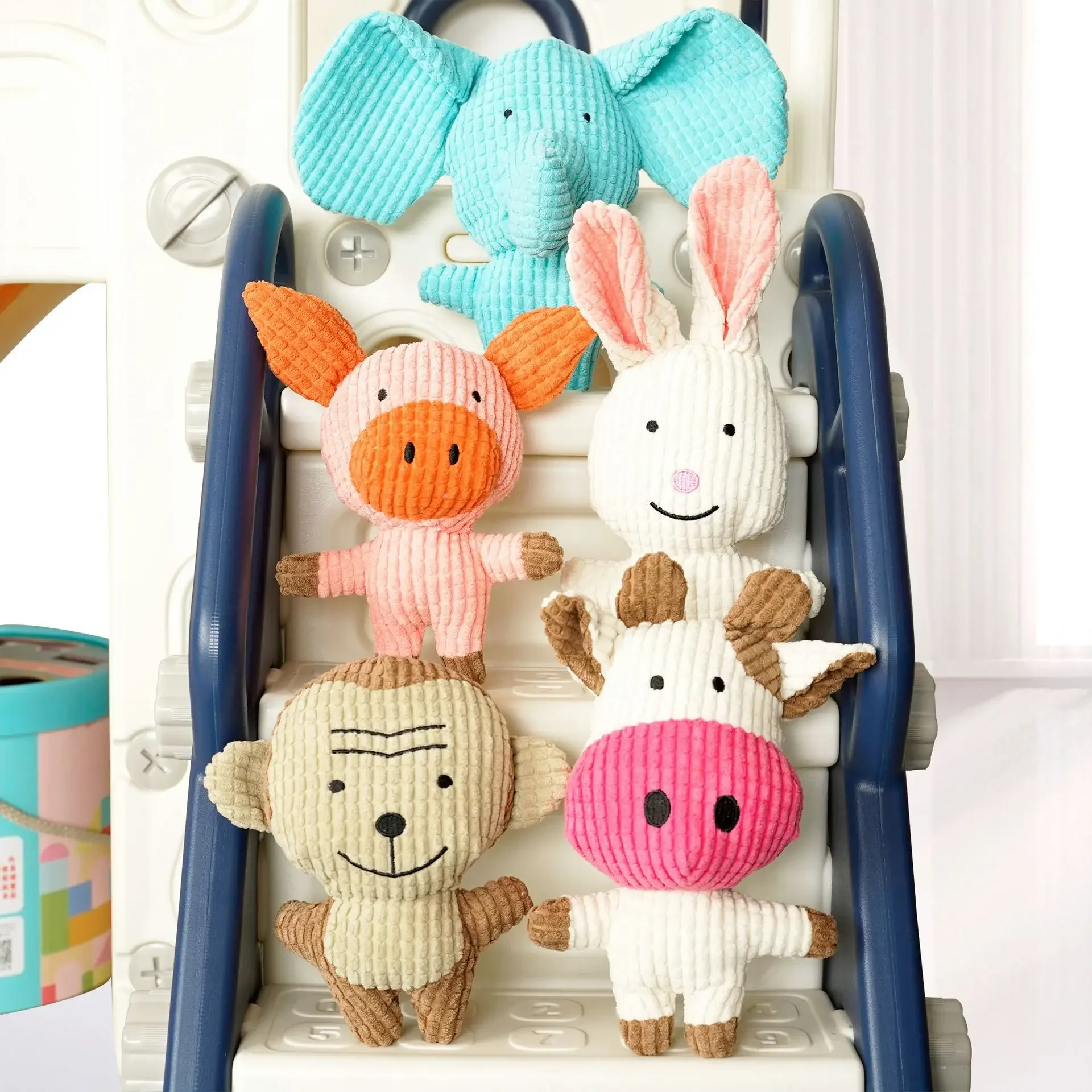 Wholesale Cheap High Quality Cute Interactive Sound Relief Plush Dog Plush Toy Pet Dog Squeak Puppy Toy