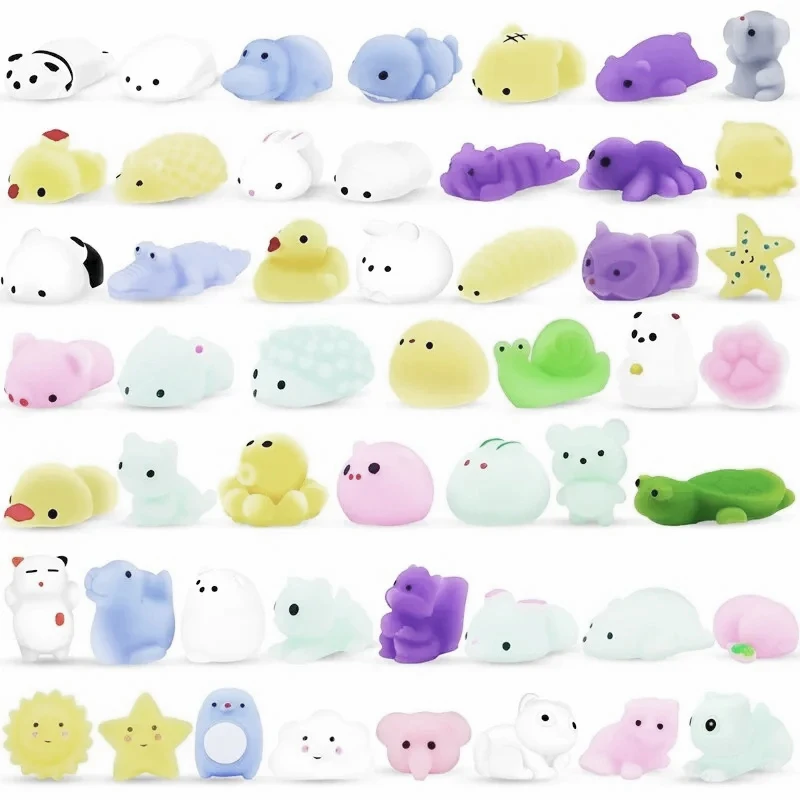 20Pcs Mini Cute Cartoon Animal Stress Relief Toys For Boys Girls Birthday Party Favor Piñata Filler Carnival Kids Party Supplies image 6