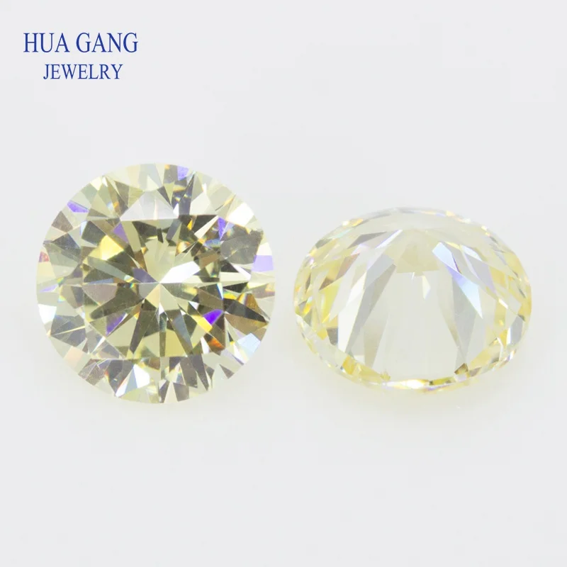 5A Zirkonia Stein Mehrfarbig Runde Form Brillantschliff Lose CZ Steine Synthetische Edelsteine Perlen Für Schmuck 1,0 ~ 20mm AAAAA