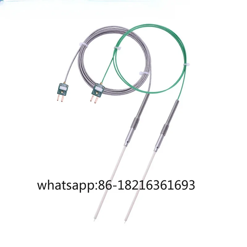 

S-type thermocouple platinum rhodium wire 1600 degree needle type 99 corundum tube sensor for measuring furnace temperature