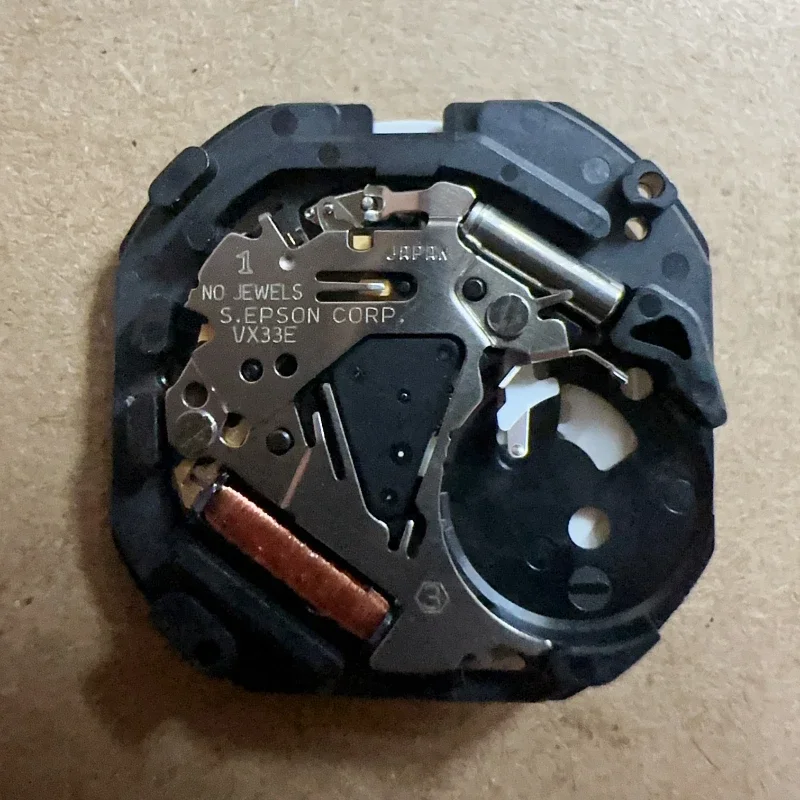 Original brand new Japanese movement VX33 dual calendar English Awen quartz movement watch accessories
