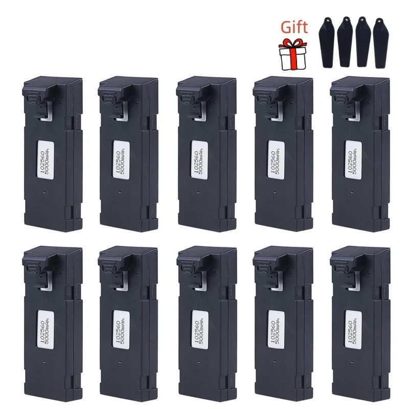 Originele Oplaadbare 3.7V 5000Mah Li-Ion Batterij Voor Rc Drone E88 E88pro E525 E99 P1 F185 F195 E100 Rc Quadcopter Onderdelen Batterij