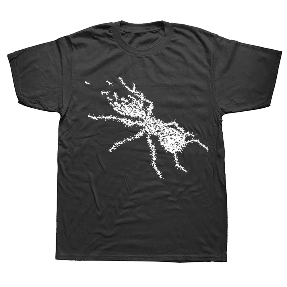 Gifts T-shirt Mens Clothing 2024 Funny Types of Ants Science Bug T Shirts Summer Cotton Streetwear Short Sleeve Ant Keeper Farm