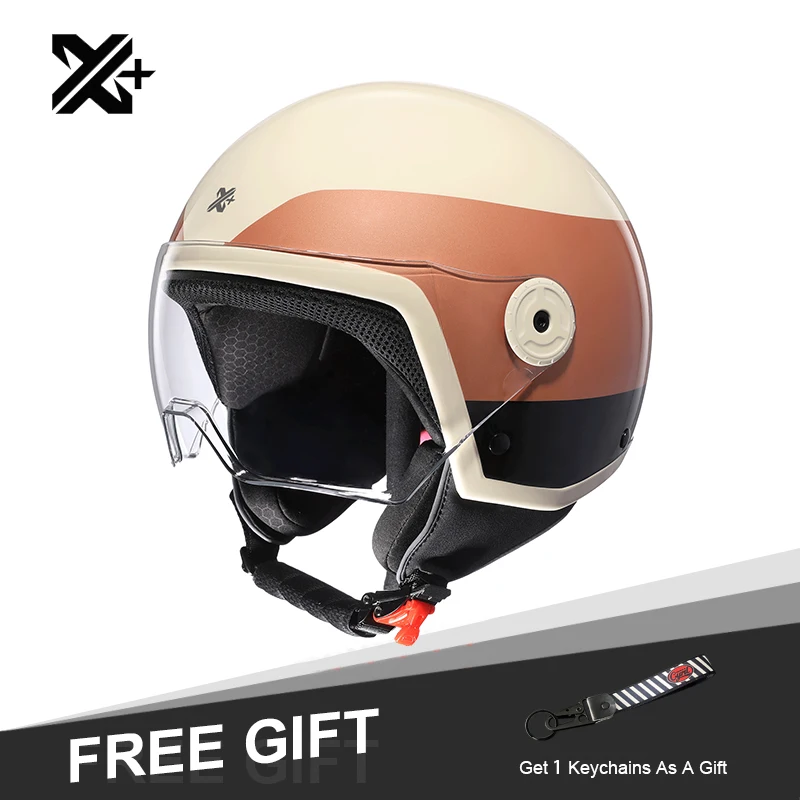 

Open Face 3/4 Jet Motorcycle Helmet Retro Motorbike Helmets Vintage Capacete De Moto Electric Scooter Helmet For Men Women Kask