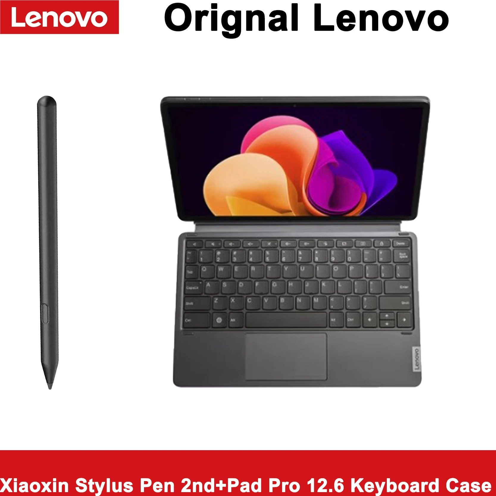 

Original Lenovo Xiaoxin Stylus Pen 2 Pad Pro 12.6 Magnetic Keyboard Kit 2 in 1 Combo For Drawing Writing Office