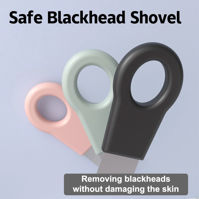 แบบพกพา Blackhead Spatula Pore CLEANER ปลอดภัย Blackhead Removal Exfoliator ทําความสะอาดลึก MINI Beauty อุปกรณ์ Skin Care TOOL