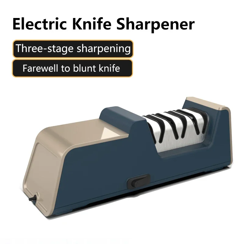 Electric Diamond Knife Sharpener Grinding System Grit 360/600/1000# Sharpening stone Kitchen Sharpening Tools Have Polishing